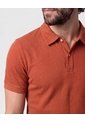Polo Con Perilla Larga   Para Hombre Naranja Patprimo de Patprimo