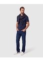 Polo Con Detalle En Cuello Para Hombre  Para Hombre Azul Patprimo de Patprimo