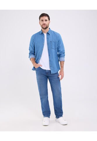 Jean Para Hombre Regular Color Azul Marca Patprimo #44160369 Patprimo