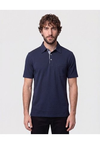Polo Con Bolsillo De Parche Para Hombre  Para Hombre Azul Patprimo Patprimo