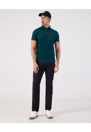 Polo Cuello Duro  Para Hombre Verde Patprimo