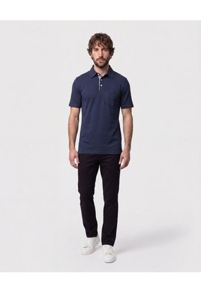 Polo Con Bolsillo De Parche Para Hombre  Para Hombre Azul Patprimo