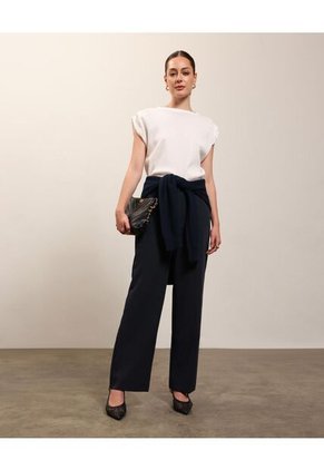 Camiseta Para Mujer Manga Corta Cuello Redondo Color Blanco Marca Patprimo #30093870