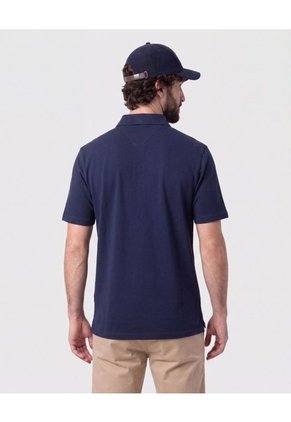 Polo Con Bolsillo De Parche Para Hombre Azul Patprimo
