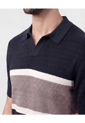 Polo Tejida   Para Hombre Azul Patprimo