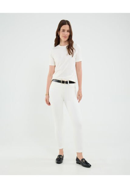 Jean Para Mujer Skinny Color Blanco Marca Patprimo #30160464