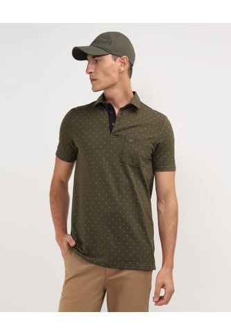 Polo Para Hombre Cuello Maquina Con Bolsillo Color Verde  Marca Patprimo #44112591 Patprimo