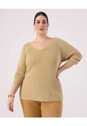 Saco Para Mujer Cuello V Color Café Marca Patprimo #14330230