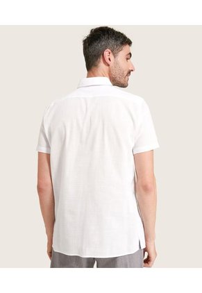 Camisa Para Hombre Manga Corta Con Bolsillo Color Blanco Marca Patprimo #44012490