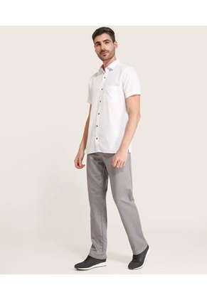 Camisa Para Hombre Manga Corta Con Bolsillo Color Blanco Marca Patprimo #44012490