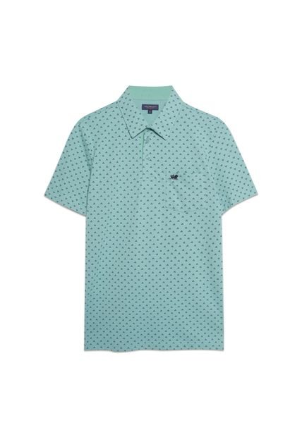 Polo Para Hombre Cuello Maquina Con Bolsillo Color Verde  Marca Patprimo #44112428