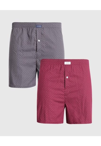 Boxer Para Hombre Bragueta Amplio Color Rojo Marca Patprimo #44000326