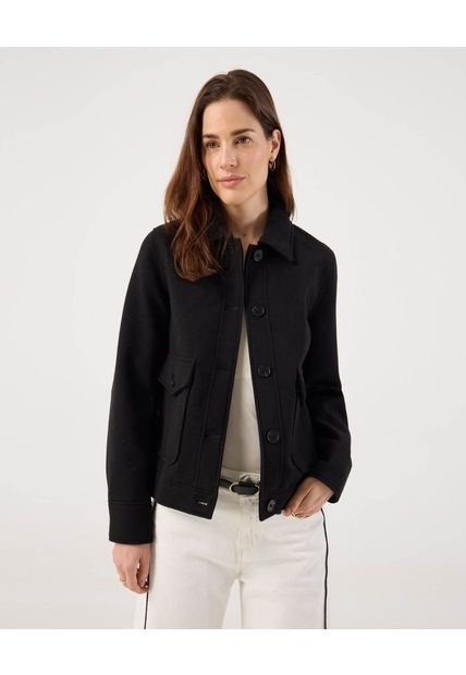 Chaqueta Para Mujer Desestructurada Color Negro Marca Patprimo #30080569