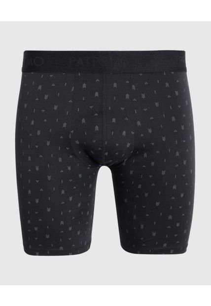 Boxer Para Hombre Fleat Seamer Largo Color Negro Marca Patprimo #44000459