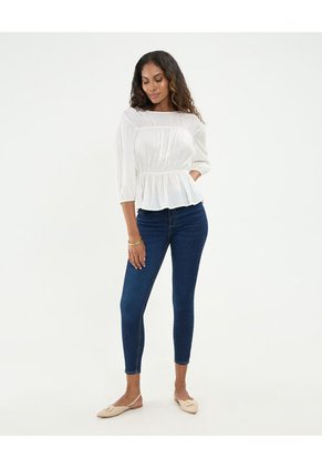 Jean Para Mujer Curvy Color Azul Marca Patprimo #30160454