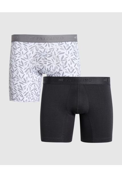 Boxer Para Hombre Fleat Seamer Medio Color Negro Marca Patprimo #44410001