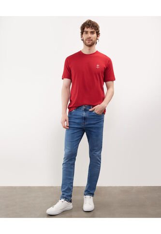 Jean Para Hombre Skinny Color Azul Marca Patprimo #44160318 Patprimo