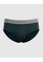Boxer Slip Con Elástico Contramarcado X1 Para Hombre Verde Patprimo de Patprimo