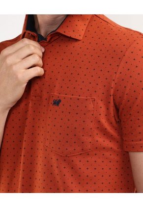 Polo Para Hombre Cuello Maquina Con Bolsillo Color Naranja Marca Patprimo #44112591