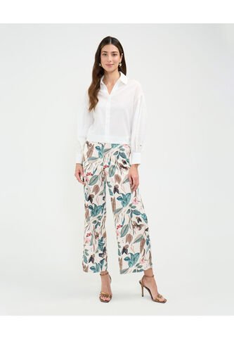 Pantalón Para Mujer Clasico Color Crudo Marca Patprimo #30071950 Patprimo