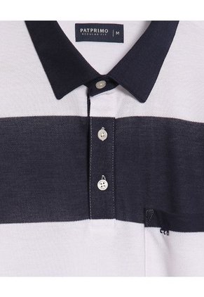 Polo Para Hombre Cuello Maquina Con Bolsillo Color Blanco Marca Patprimo #44112645