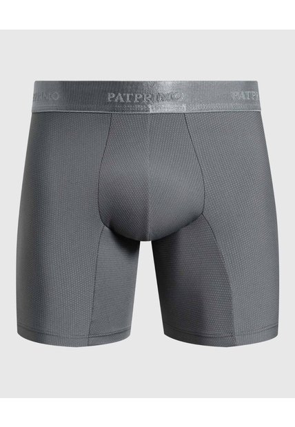 Bóxer Medio Con Micropuntos  X1 Para Hombre Gris Patprimo