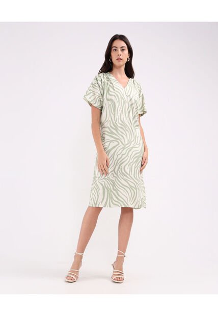 Vestido Para Mujer Manga Corta Color Blanco Marca Patprimo #30170976