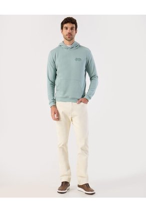 Buzo Hoodie Bordado   Para Hombre Verde Patprimo