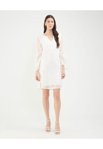 Vestido Para Mujer M/L Corto Color Blanco Marca Patprimo #30171037 Patprimo