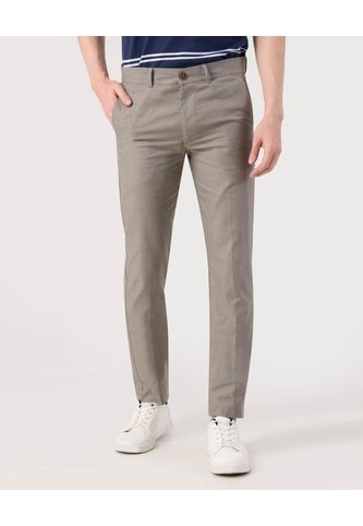 Pantalon Tipo Chino Unicolor   Para Hombre Gris Patprimo Patprimo