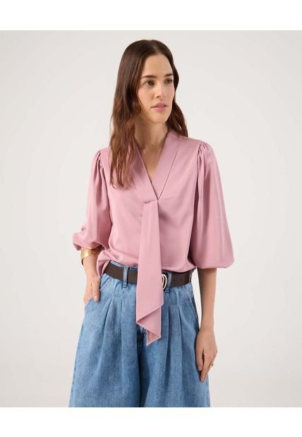 Blusa Para Mujer Manga 3/4 Color Rosa Marca Patprimo #30123563