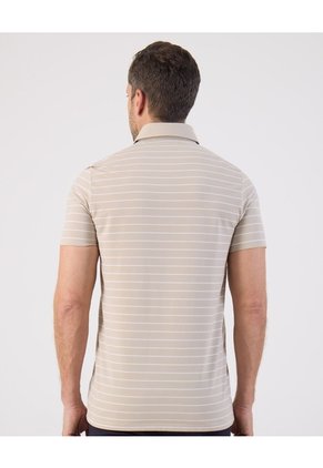 Polo  Para Hombre Cuello Maquina Con Bolsillo Color Beige Marca Patprimo #44117235