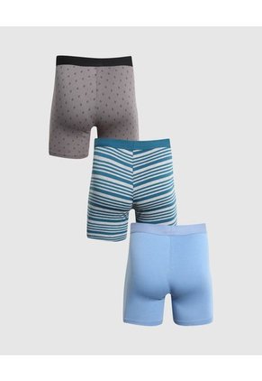 Boxer X3 Para Hombre Fleat Seamer Medio Color Surtido Marca Patprimo #44130003