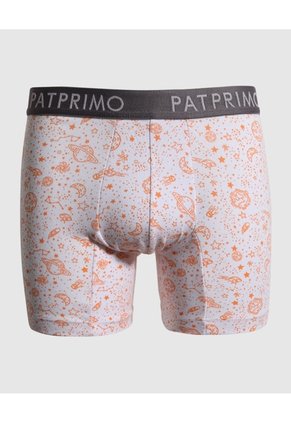 Pantaloncillo Boxer Estampado X1 Infantil Niño Blanco Patprimo