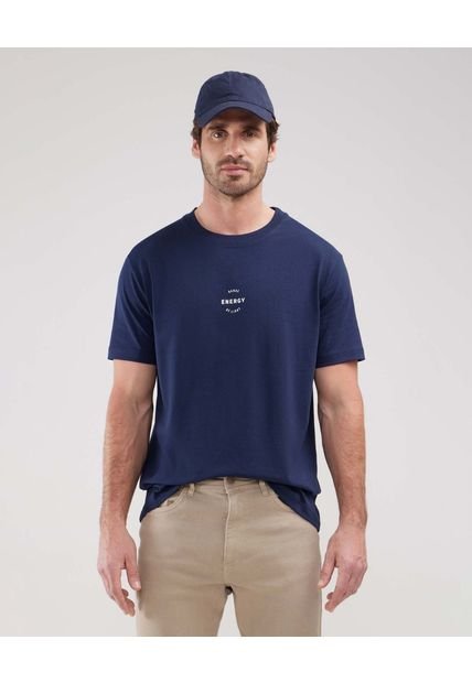 Camiseta Para Hombre Manga Corta Color Azul Marca Patprimo #44090888