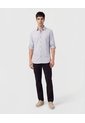 Camisa  Para Hombre Manga Larga Sin Bolsillo Cuello C Color Azul Marca Patprimo #44017376 de Patprimo