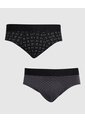 Pantaloncillo Brief  Estampado En Lycra-Algodón X1 Para Hombre Negro Patprimo de Patprimo