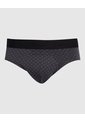 Pantaloncillo Brief  Estampado En Lycra-Algodón X1 Para Hombre Negro Patprimo de Patprimo