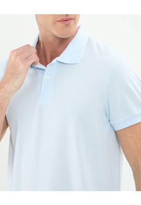 Polo Para Hombre Cuello Tejido Sin Bolsillo Color Azul Marca Patprimo #44112696