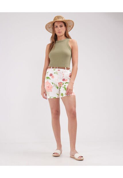 Bermuda Para Mujer  Color Blanco Marca Patprimo #30100357