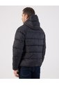 Chaqueta Acolchada Con Capota   Para Hombre Negro Patprimo de Patprimo