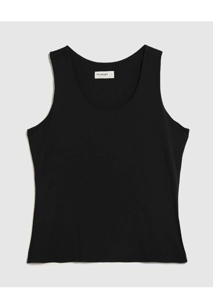 Camiseta Para Mujer Manga Sisa Cuello Redondo Color Negro Marca Patprimo #30093802