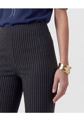 Leggings Flare De Pretina Elástica Para Mujer Negro Patprimo