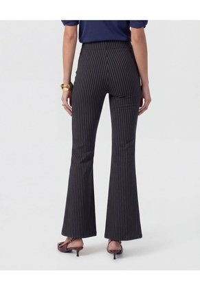 Leggings Flare De Pretina Elástica Para Mujer Negro Patprimo