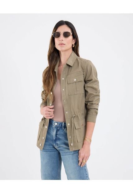 Chaqueta Para Mujer Desestructurada Color Verde Marca Patprimo #30080560