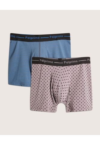 Boxer X2 Para Hombre Fleat Seamer Medio Color Surtido Marca Patprimo #44410004 Patprimo