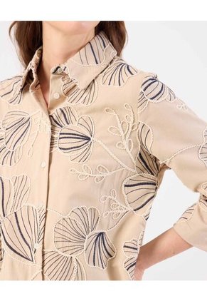 Camisa  Para Mujer Manga 3/4 Color Café Marca Patprimo #30010774