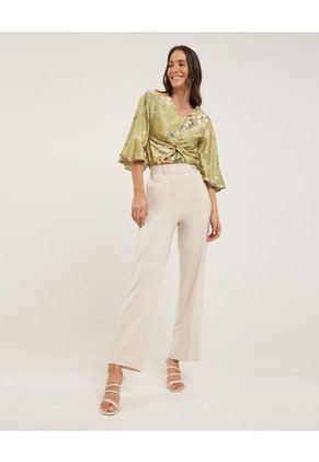 Blusa Para Mujer Manga 3/4 Color Verde Oscuro Marca Patprimo #30123190