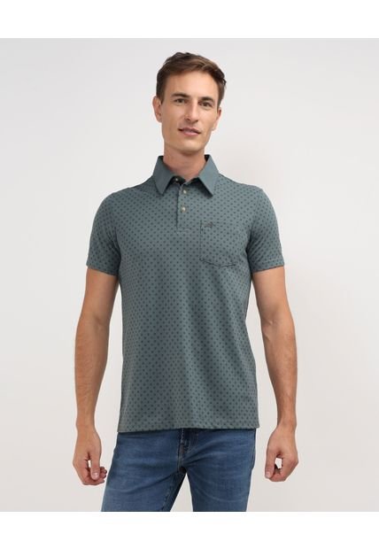 Polo Para Hombre Cuello Maquina Con Bolsillo Color Verde  Marca Patprimo #44112576