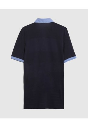 Polo Para Hombre Cuello Maquina Con Bolsillo Color Azul Oscuro Marca Patprimo #44112645